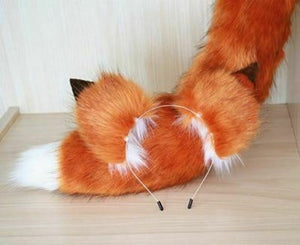 House Of Dasein Fox Ears Headband Anime Headdress Kawaii Cute Girls Hair Accessories Cosplay Props Hoop Headwear