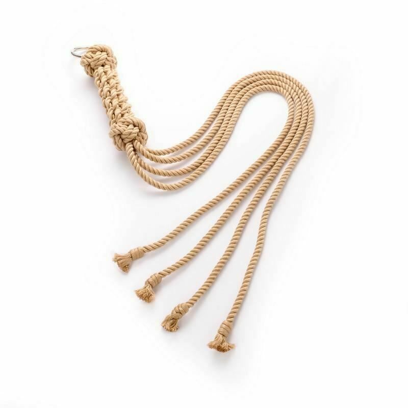 House Of Dasein Bdsm Handmade Shibari Rope Whip Soft Cotton Flogger Impact Toy Spanking Fetish