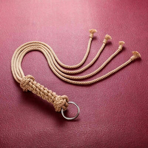 House Of Dasein Bdsm Handmade Shibari Rope Whip Soft Cotton Flogger Impact Toy Spanking Fetish