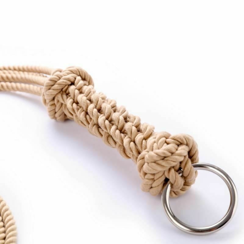 House Of Dasein Bdsm Handmade Shibari Rope Whip Soft Cotton Flogger Impact Toy Spanking Fetish