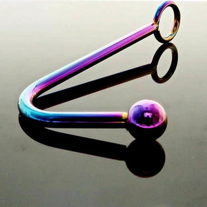 House Of Dasein Stainless Steel Metal Rainbow Anal Hook Bdsm Butt Plug Ball Bondage Restraint