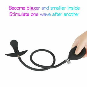 House Of Dasein Inflatable Big Plug With Steel Beads Expandable Anal Dilator