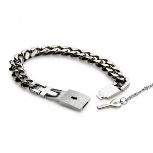 House Of Dasein Chain Locking Bracelet And Key Necklace Lockable Wrist Bondage Bdsm