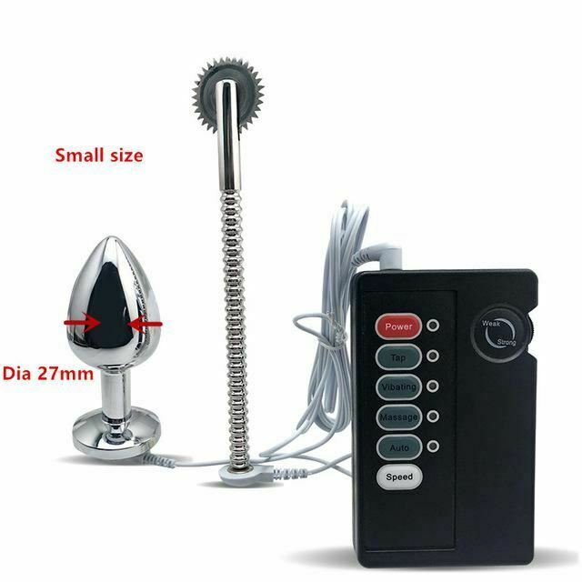 House Of Dasein Stainless Steel Anal Plug Wartenberg Wheel Electro Stimulation Bdsm