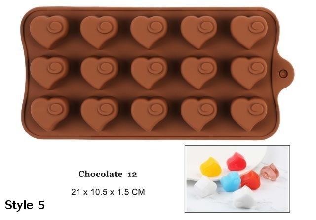 Silicone Chocolate Mold Non Stick Baking Tools Cake Decoration Supplies