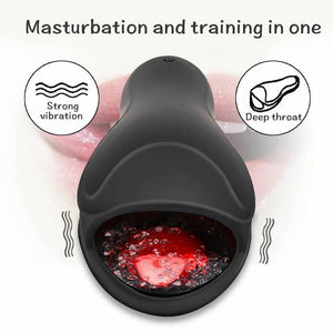 House Of Dasein Silicone Male Vibrator Oral Sex Masturbation Glans Sensitivity Exercise Men