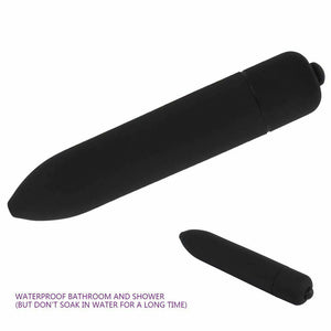 Powerful Frequency Black Mini Bullet Vibrator Clitoris G Spot Stimulator