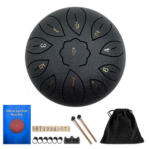 11 Tone 6 Inch C Steel Tongue Drum Percussion Musical Instruments