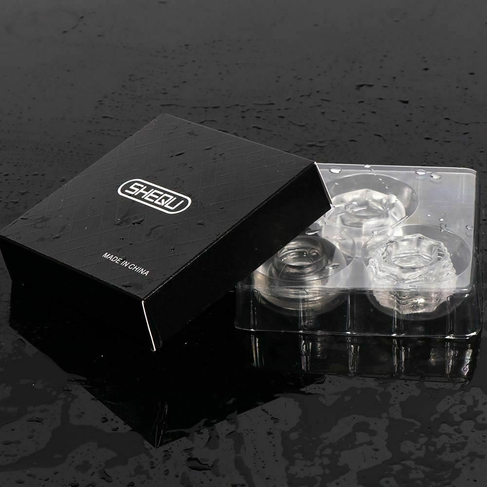 3Pcs Set Clear Penis Rings With Box Silicone Stretchy Cock
