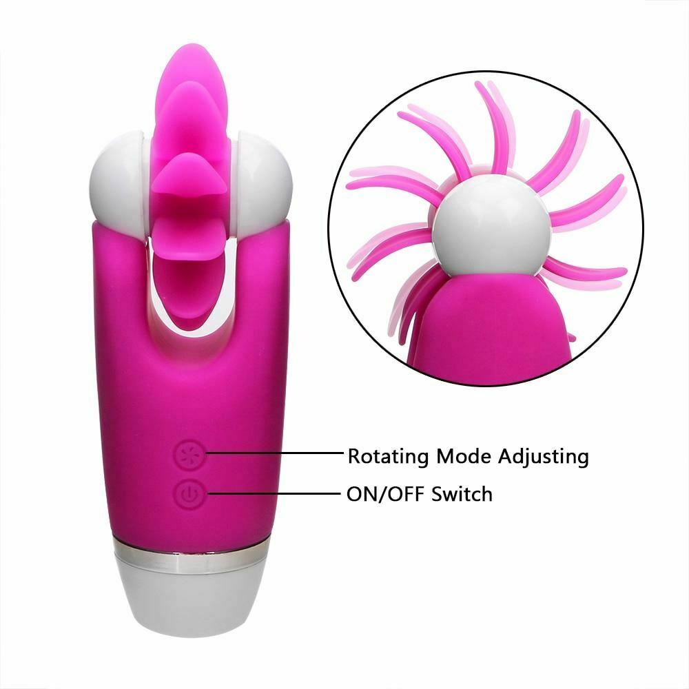 House Of Dasein Stimulator Rotating Tongue Oral Sex Clitoris Licking Toy For Women Clitoral