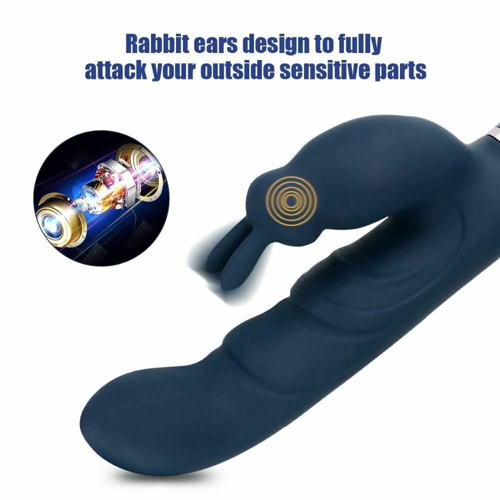 House Of Dasein Powerful Blue Rabbit Vibrator Clitoris G Spot Stimulation Waterproof Rechargeable