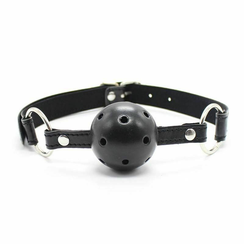 House Of Dasein 4 Pcs / Set Black Bdsm Beginners Starter Kit Heart Paddle Blindfold Cuffs Ball Gag