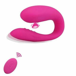 Wearable U Shape Sucking Vibrator G Spot Clitoral Orgasm Women