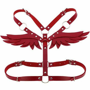 House Of Dasein Angel Wings Body Harness 16 Colours Bondage Fetish Clothing Bdsm