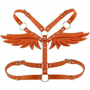 House Of Dasein Angel Wings Body Harness 16 Colours Bondage Fetish Clothing Bdsm