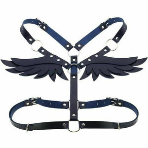 House Of Dasein Angel Wings Body Harness 16 Colours Bondage Fetish Clothing Bdsm