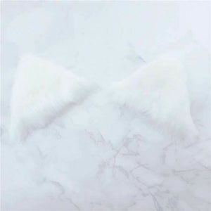 Lolita Cosplay Faux Fur Ears Hairclips Anime Neko Costume Clip Ddlg