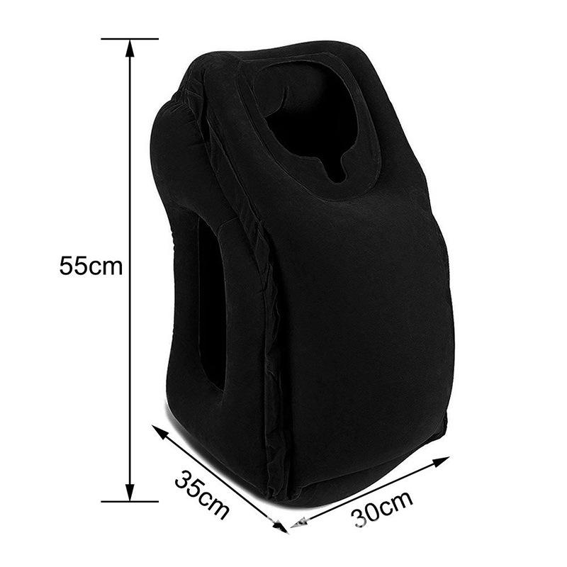 Inflatable Travel Pillow Portable Travelling Head Support Cushion