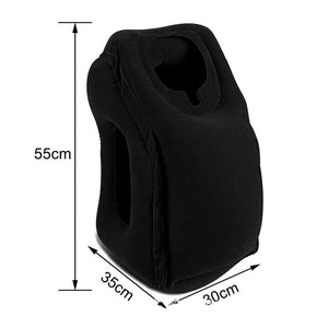 Inflatable Travel Pillow Portable Travelling Head Support Cushion