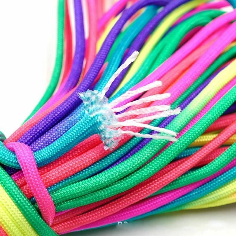 House Of Dasein Rainbow Paracord 7 Strand 10M Colourful Bondage Shibari Rope Bdsm