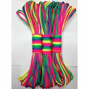 House Of Dasein Rainbow Paracord 7 Strand 10M Colourful Bondage Shibari Rope Bdsm