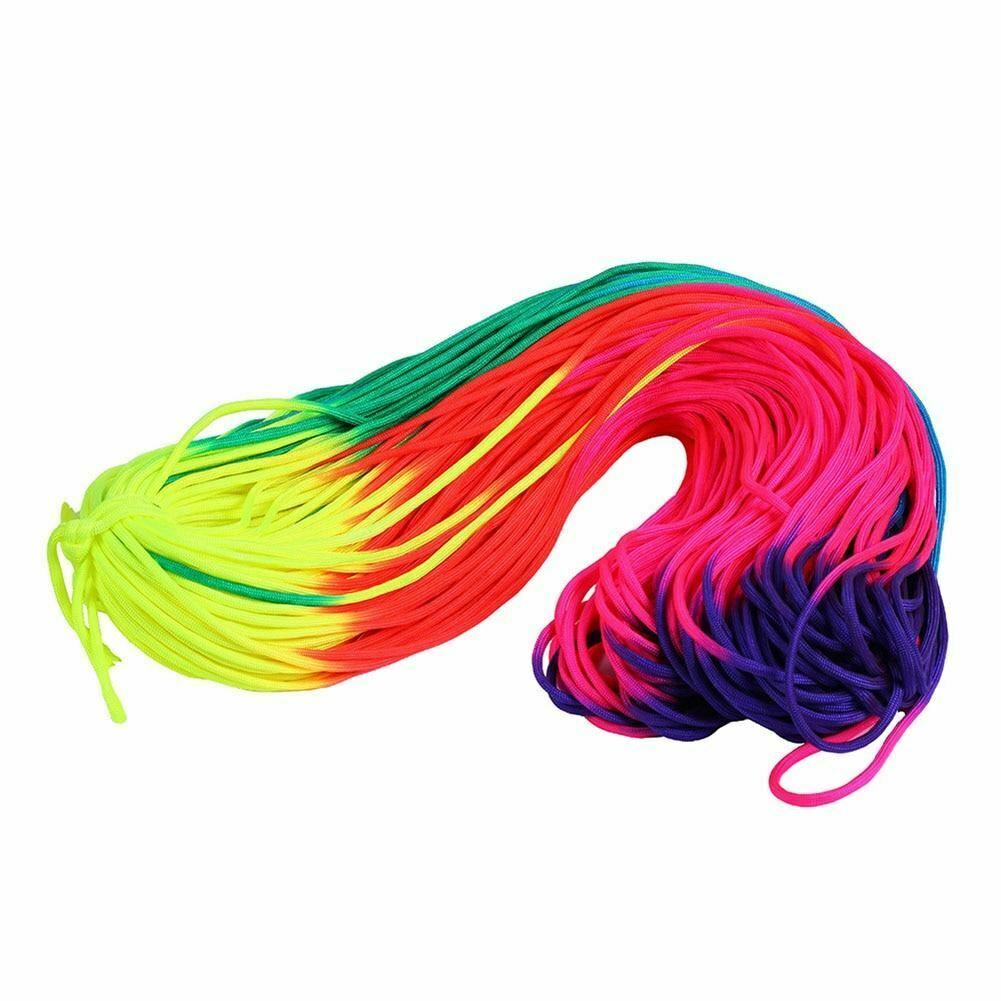 House Of Dasein Rainbow Paracord 7 Strand 10M Colourful Bondage Shibari Rope Bdsm