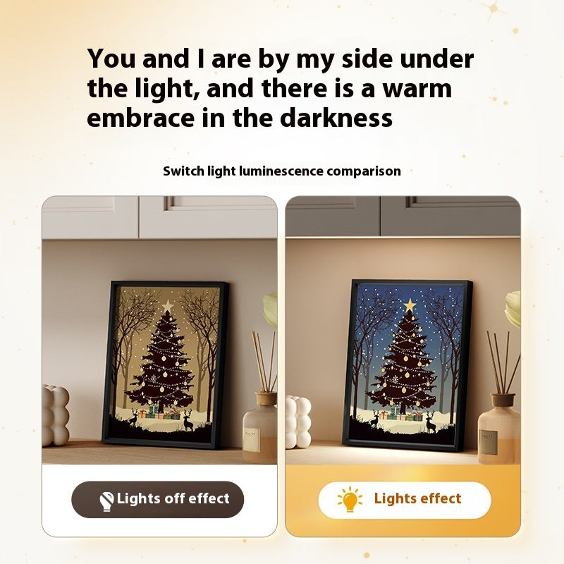 Luminous Speaker Christmas Tree Painting Bluetooth Ornaments Decor