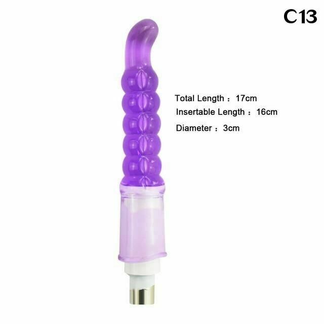 House Of Dasein 28 Types Pink Purple Dildos A2 / F2 Sex Machine Attachments