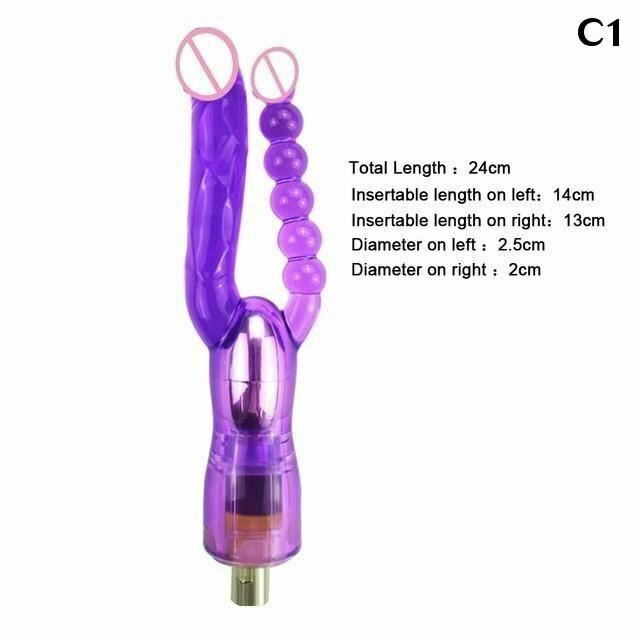 House Of Dasein 28 Types Pink Purple Dildos A2 / F2 Sex Machine Attachments