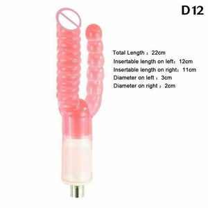 House Of Dasein 28 Types Pink Purple Dildos A2 / F2 Sex Machine Attachments