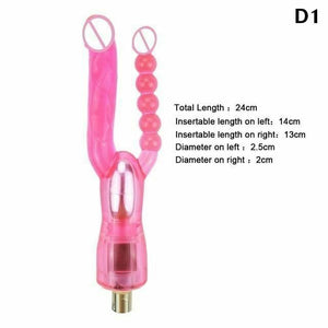 House Of Dasein 28 Types Pink Purple Dildos A2 / F2 Sex Machine Attachments