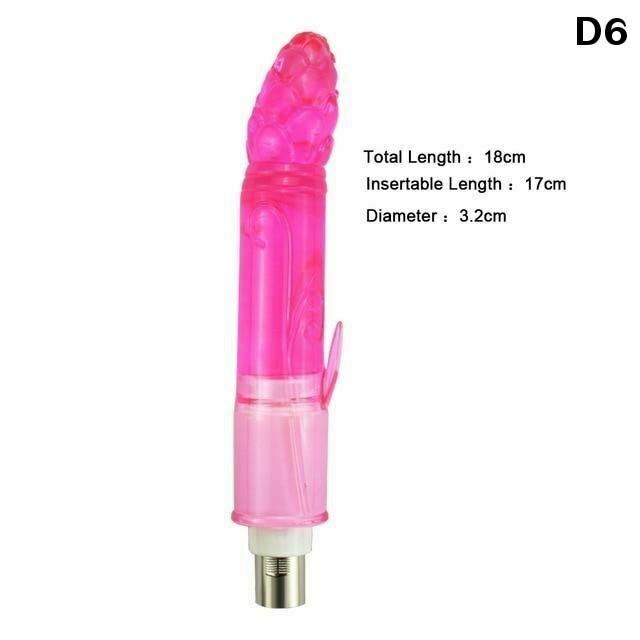 House Of Dasein 28 Types Pink Purple Dildos A2 / F2 Sex Machine Attachments