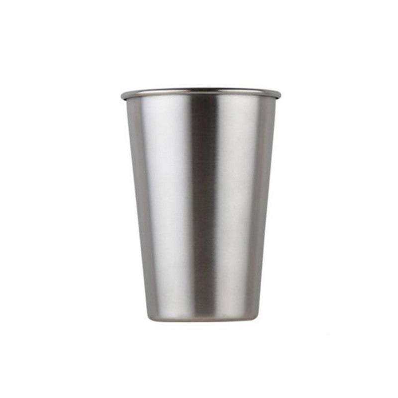 Mugs Coffee Cups 350Ml Stainless Steel Drinking Water Glass Milkshake