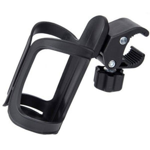 360 Degrees Rotation Holder For Wheelchair Bike Baby Stroller Cup Black