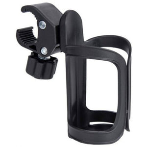 360 Degrees Rotation Holder For Wheelchair Bike Baby Stroller Cup Black