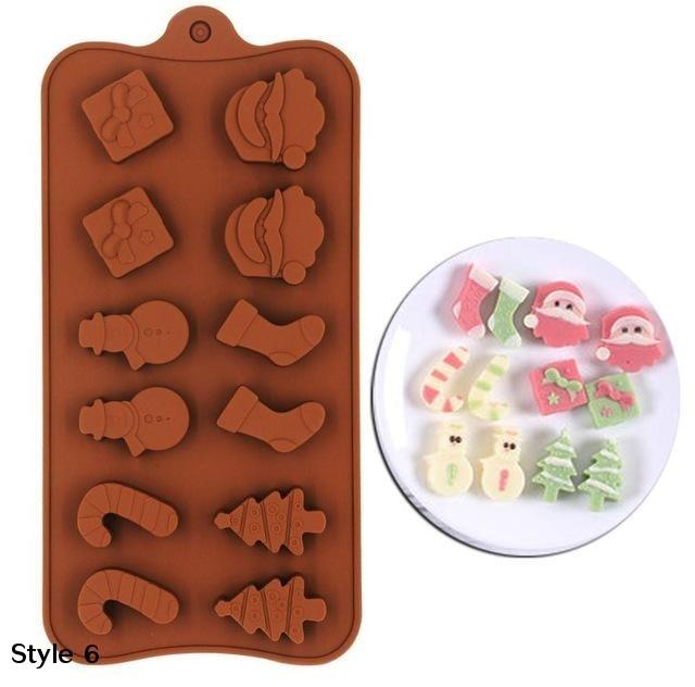 Silicone Chocolate Mold Non Stick Baking Tools Cake Decoration Supplies