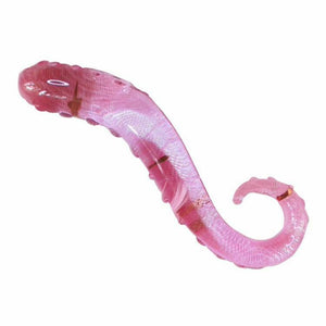 House Of Dasein Seahorse Crystal Pink Pyrex Glass Dildo Spot Simulator Sex Toy