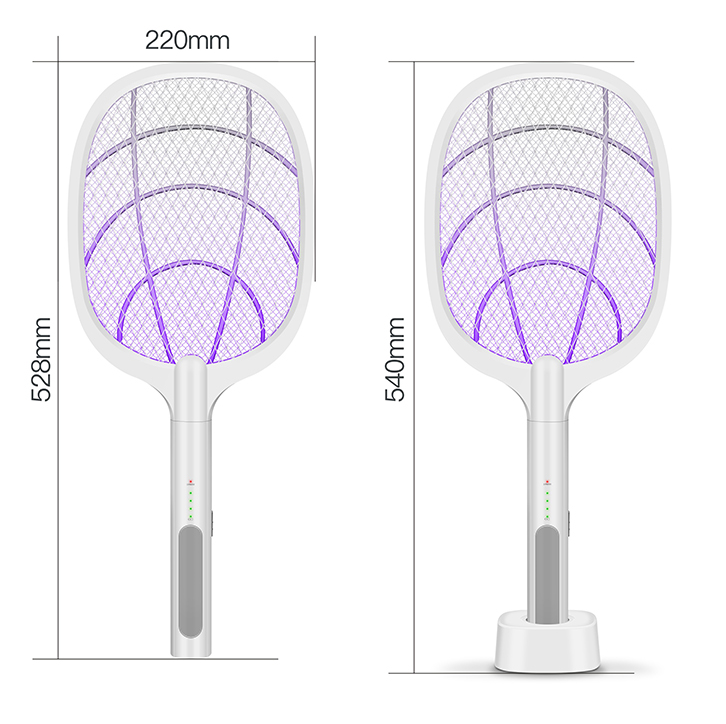 Rechargeable Electric Mosquito Zapper Insect Racquet