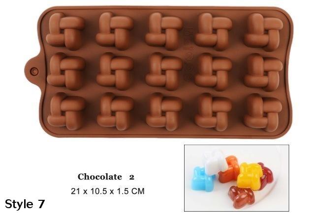 Silicone Chocolate Mold Non Stick Baking Tools Cake Decoration Supplies