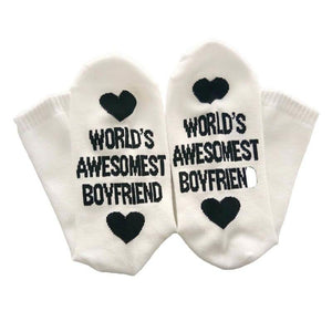 Unisex Cotton Socks Novelty Funny For Boyfriend Or Girlfriend Valentine's Day Gift