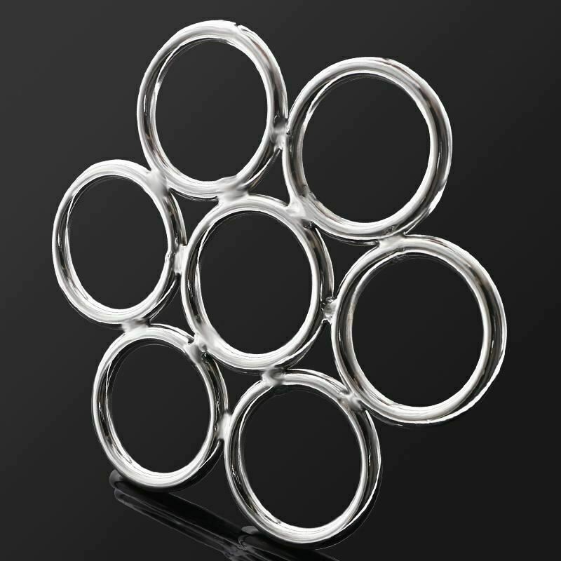 Shibari Stainless Steel Suspension Ring Bondage Restraints Bdsm