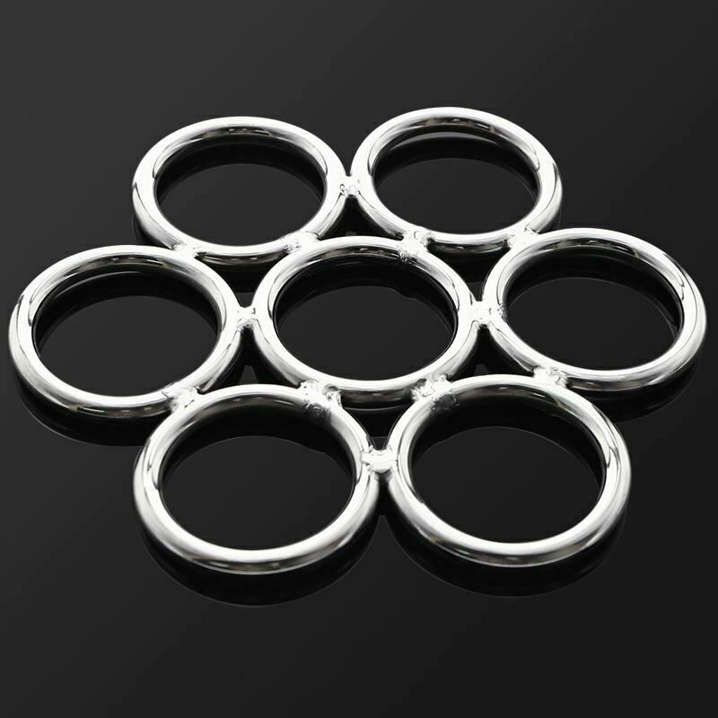 Shibari Stainless Steel Suspension Ring Bondage Restraints Bdsm