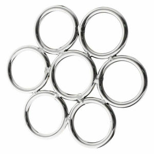 Shibari Stainless Steel Suspension Ring Bondage Restraints Bdsm