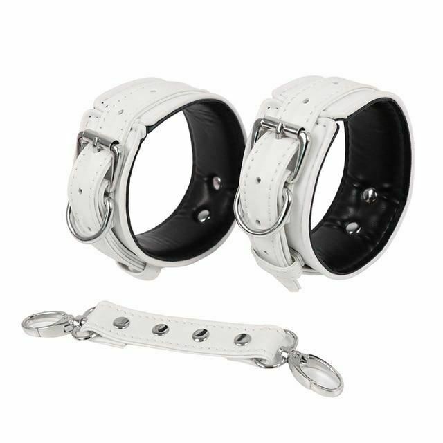 Five Colours Faux Leather Comfortable Handcuffs Bdsm Bondage Sex Toys