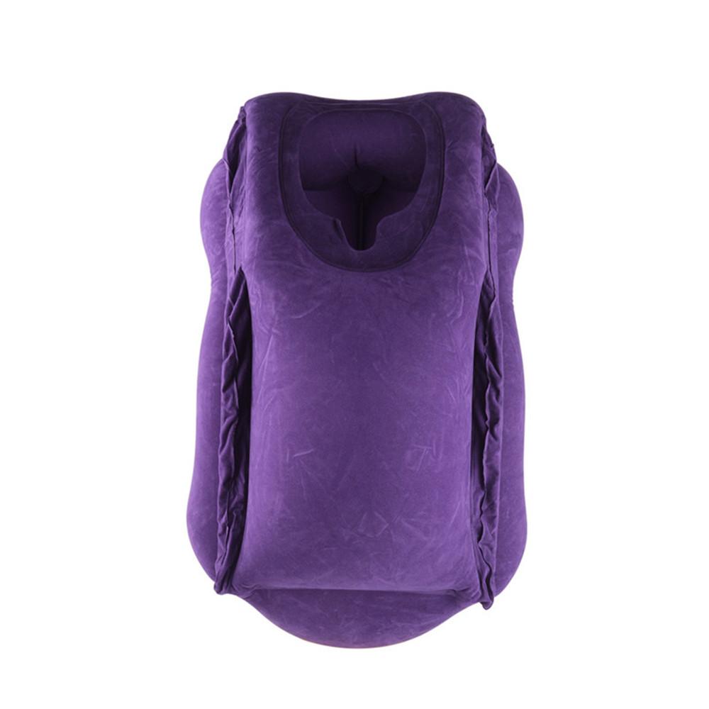 Inflatable Travel Pillow Portable Travelling Head Support Cushion