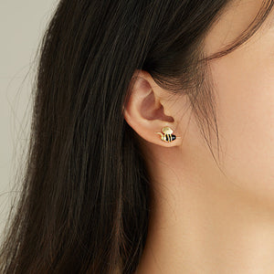 Veile Studios Honey Drop Asymmetric Sterling Silver Earrings Fashionable Commuter Style