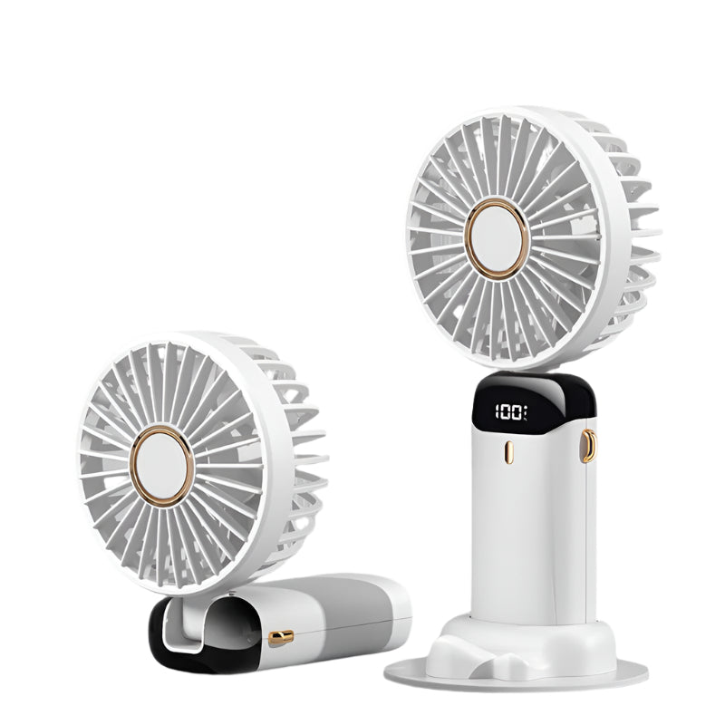 Usb Rechargeable Mini Portable Handheld Electric Fan Neck Hanging Outdoor