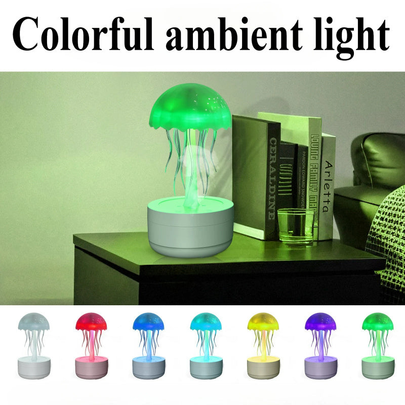 Jellyfish Humidifier Fragrance Diffuser Colourful Night Light Heavy Fog Essential Oil