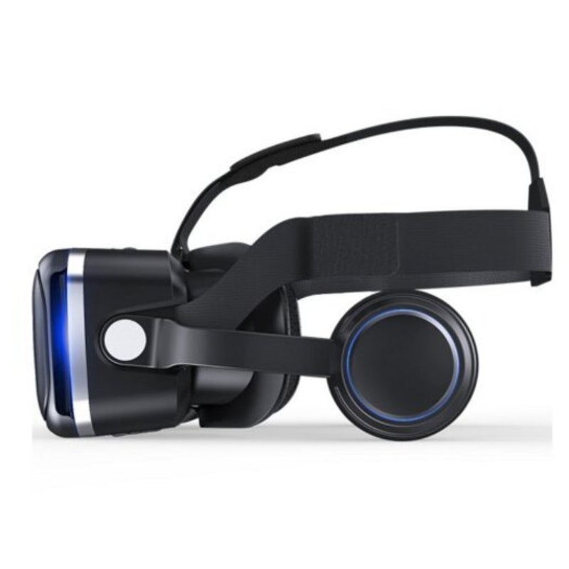 3D Vr Headset Virtual Reality Glasses Black