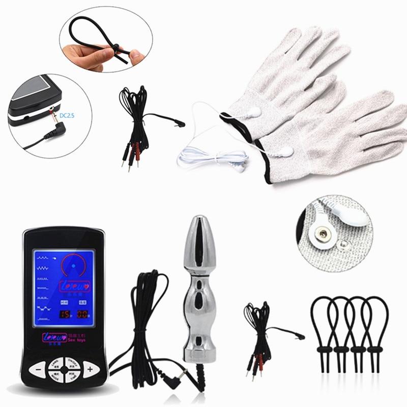 House Of Dasein Electro Shock Cock Rings Gloves Anal Plug Bdsm Bondage Kink Fetish Restraints